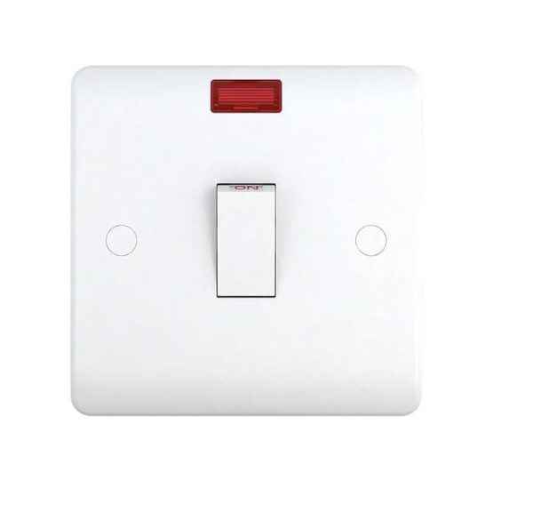 20A 1 Gang Double Pole (DP) Switch With Neon